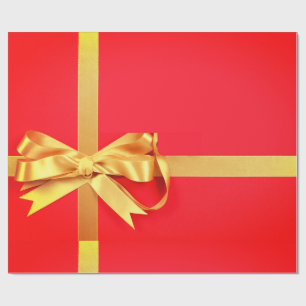 Red Gold Cadeaupapier