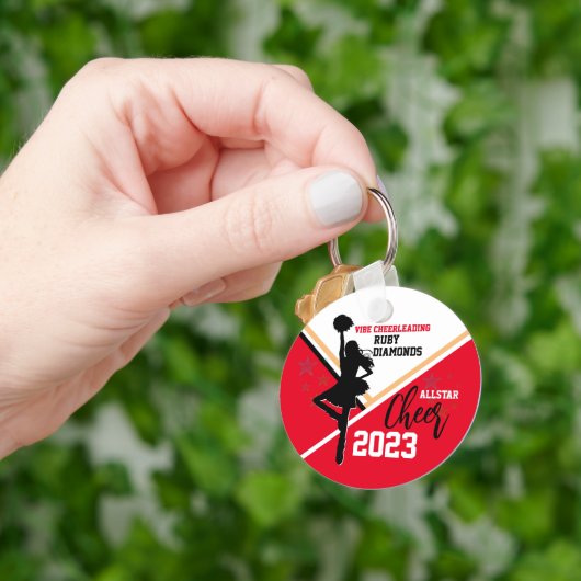 Red Gold Cheer Gift Bag Ideeën Sleutelhanger (Hand)