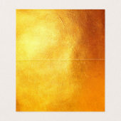 Red Gold Chinese Rabbit papieren versie 2023 FBC Kaart (Binnenkant ongevouwen)