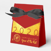 Red Gold Chinese Rat papier, 2020 TFB Bedankdoosjes (Voorkant Zijde)