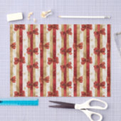 Red Gold Christmas Bows  Tissuepapier (Craft)
