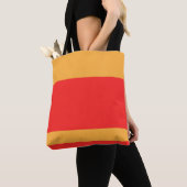 Red Gold Color Block  Tote Bag (Dichtbij)