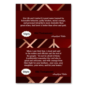 Red/Gold Courage Kaarten