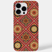 RED GOLD CREAM MANDALA PATTERN Case-Mate iPhone CASE (Achterkant)
