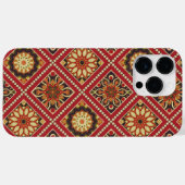 RED GOLD CREAM MANDALA PATTERN Case-Mate iPhone CASE (Achterkant (horizontaal))