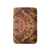 Red & Gold Damask 1 Badmat (Voorkant Verticaal)