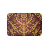 Red & Gold Damask 1 Badmat (Voorkant)