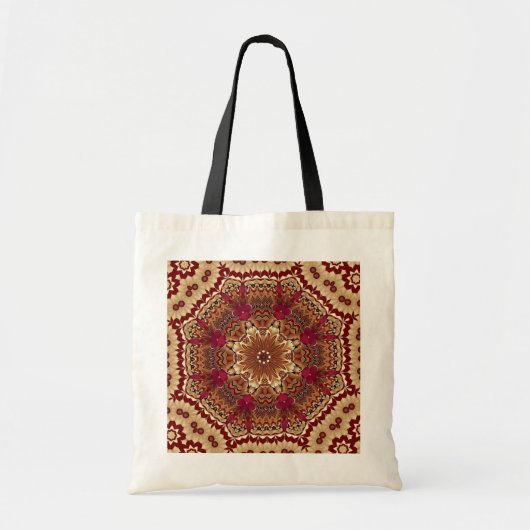 Red Gold Decorative Holiday Canvas tas (Voorkant)