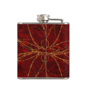 Red Gold Dragon Heupfles (Achterkant)