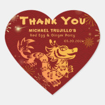  Red Gold Dragon Vuurwerk Dank u