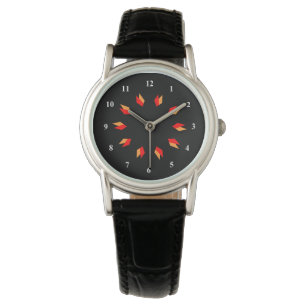 Red, Gold en Black Mandala Watch Horloge