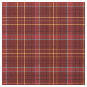  Red, Gold en Blue Scottish Pset Stof