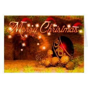 Red Gold en Green Decorative Balls Marry Kerstmis