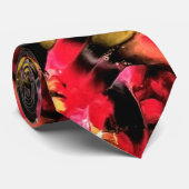 Red Gold en zwart Stropdas (Opgerold)