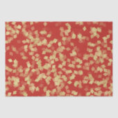 Red Gold Glam Verjaardag Tissuepapier (Voorkant)