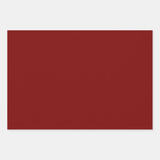 Red Gold Glam Zigzag Stripes Kerstmis Inpakpapier Vel (Voorkant 2)