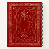 Red Gold Gold Gold Notitieboek (Achterkant)