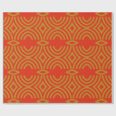 Red Gold Goodness Wrapping Paper Cadeaupapier (Vlak)