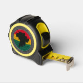 Red Gold Green Black Africa Artisan Crochet Print Rolmaat (Hoek)