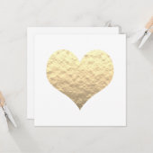 Red Gold Hearts Cute Valentijnsdag 2023 Trendy Kaart (Voorkant / Achterkant in situ)