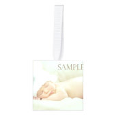 Red Gold Holiday Bulks Fotosjabloon Decoratie (Voorkant)