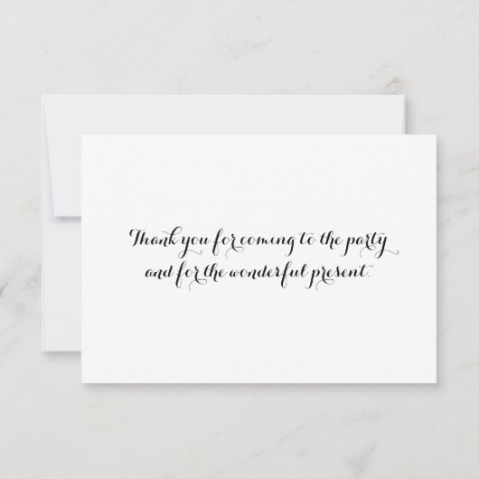 Red Gold Holiday Snowflakes Hartelijk dank Bedankkaart (Achterkant)