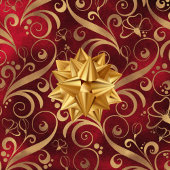 Red Gold kerstfeestdag cadeau Cadeaupapier