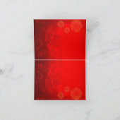 Red Gold Lantern Rat paper-cut 2020 SGC Kaart (Binnen)