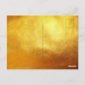 Red Gold Lantern Rat papieren 2020-kaart Briefkaart (Achterkant)