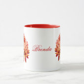 Red Gold Mum Coffee Cup Mok (Midden)