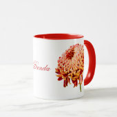 Red Gold Mum Coffee Cup Mok (Voorkant rechts)