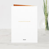 Red Gold Pig papercut 2019 Verticaal Wenskaart Feestdagen Kaart (Achterkant)