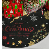 Red Gold Reindeer Merry-kerstboom Kerstboom Rok