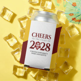 Red Gold School College University Afstuderen Blikjeskoeler