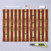 Red Gold School College University Afstuderen Dag Tissuepapier (Craft)
