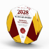 Red Gold School College University Afstuderen Fotoblokken (Rechts)