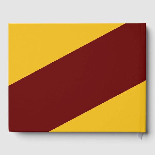 Red Gold School College University Afstuderen Gastenboek (Achterkant)