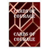 Red Gold-scriptkaart voor games Kaart (Voorkant)