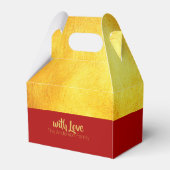 Red Gold Snake papercut 2025 PFBG Bedankdoosjes (Achterkant)