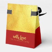 Red Gold Snake papercut 2025 PFBT Bedankdoosjes (Achterkant)