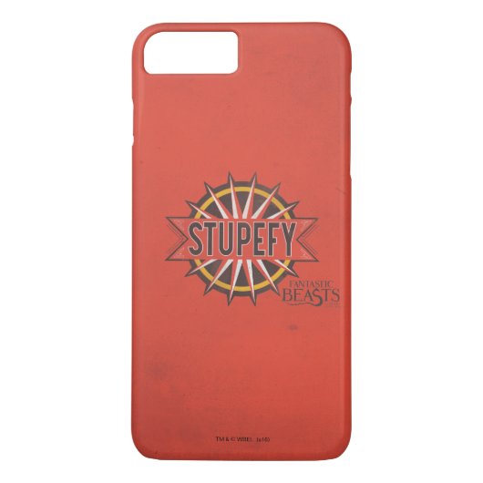 Red & Gold Stupefy Spell Graphic Case-Mate iPhone Case (Achterkant)