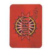Red & Gold Stupefy Spell Graphic Magneet (Verticaal)