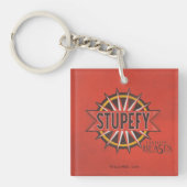 Red & Gold Stupefy Spell Graphic Sleutelhanger (Voorkant)