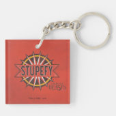 Red & Gold Stupefy Spell Graphic Sleutelhanger (Achterkant)