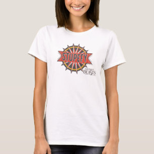 Red & Gold Stupefy Spell Graphic T-shirt