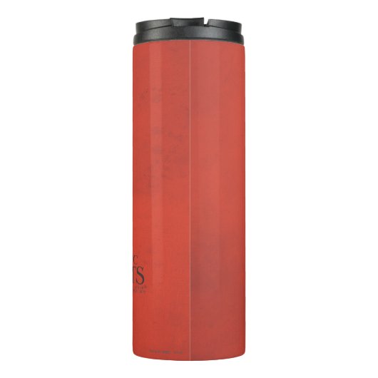 Red & Gold Stupefy Spell Graphic Thermosbeker (Achterkant)