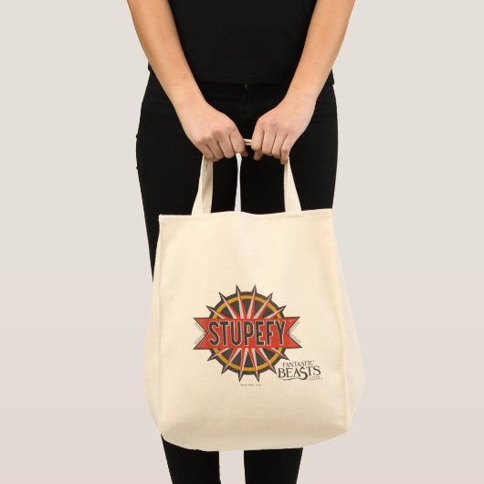 Red & Gold Stupefy Spell Graphic Tote Bag (Voorkant (product))