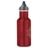 Red & Gold Stupefy Spell Graphic Waterfles (Links)