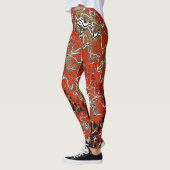 Red Gold Swirl Leggings (Links)