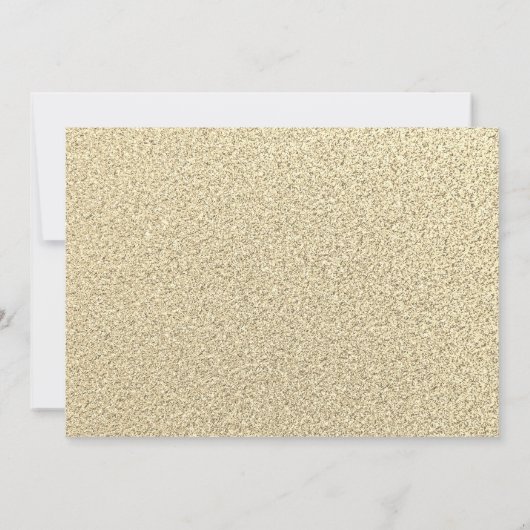 Red Gold Traditional Tree-kerstfeest Invitat Kaart (Achterkant)